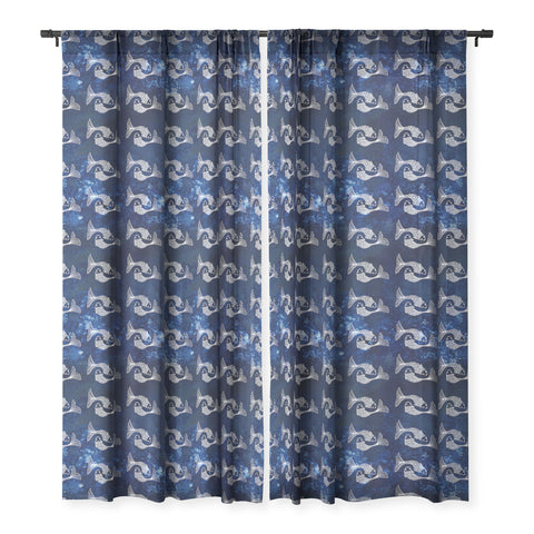 Camilla Foss Astro Pisces Sheer Window Curtain