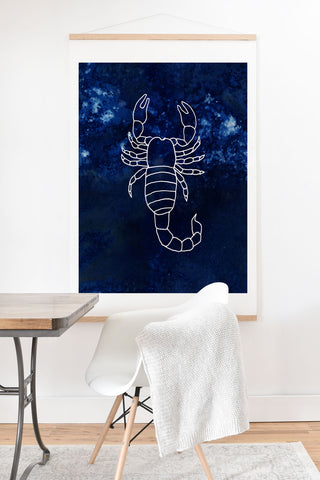 Camilla Foss Astro Scorpio Art Print And Hanger