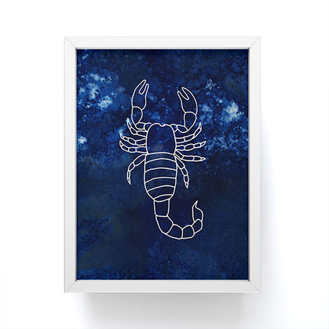 Camilla Foss Astro Scorpio Framed Mini Art Print