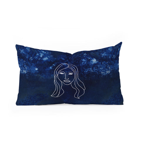 Camilla Foss Astro Virgo Oblong Throw Pillow
