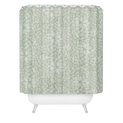 Camilla Foss Bloom and Flourish Shower Curtain