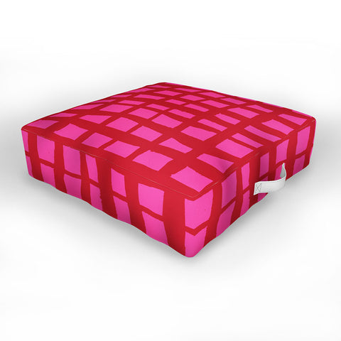 Camilla Foss Bold and Checkered Outdoor Floor Cushion