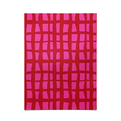 Camilla Foss Bold and Checkered Poster