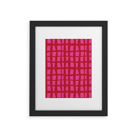 Camilla Foss Bold and Checkered Framed Art Print