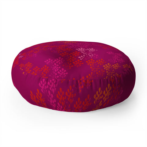 Camilla Foss Bright Happiness I Floor Pillow Round