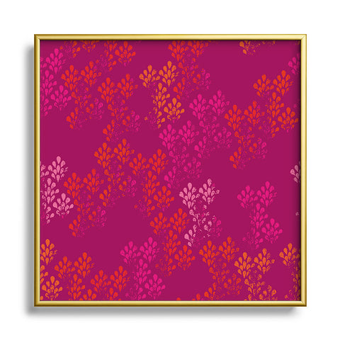 Camilla Foss Bright Happiness I Metal Square Framed Art Print