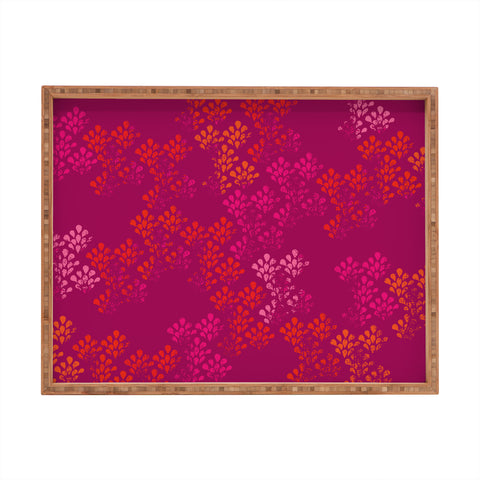 Camilla Foss Bright Happiness I Rectangular Tray