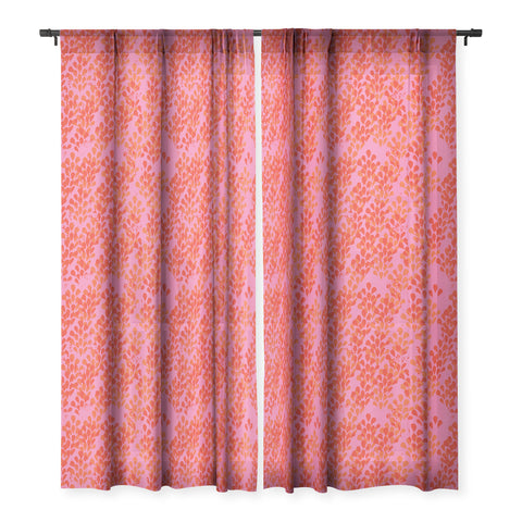 Camilla Foss Bright Happiness II Sheer Window Curtain