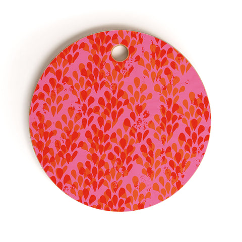 Camilla Foss Bright Happiness II Cutting Board Round