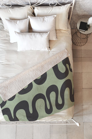 Camilla Foss Brook Fleece Throw Blanket