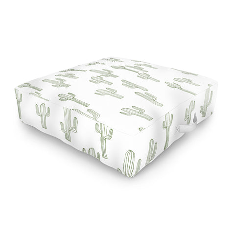 Camilla Foss Cactus only Outdoor Floor Cushion