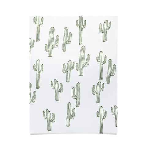 Camilla Foss Cactus only Poster