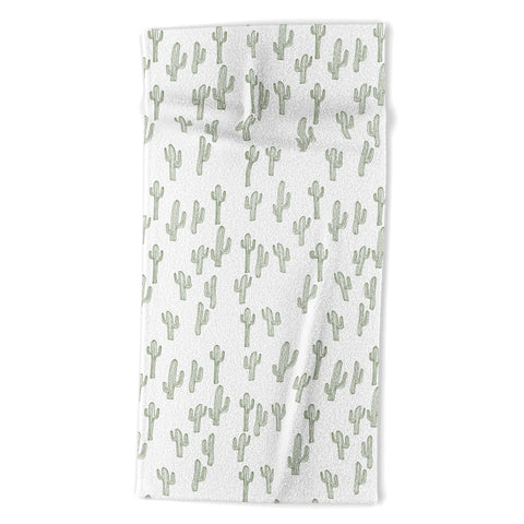 Camilla Foss Cactus only Beach Towel