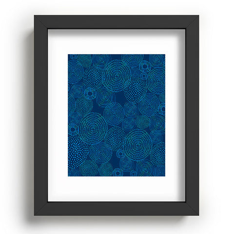 Camilla Foss Circles In Blue I Recessed Framing Rectangle