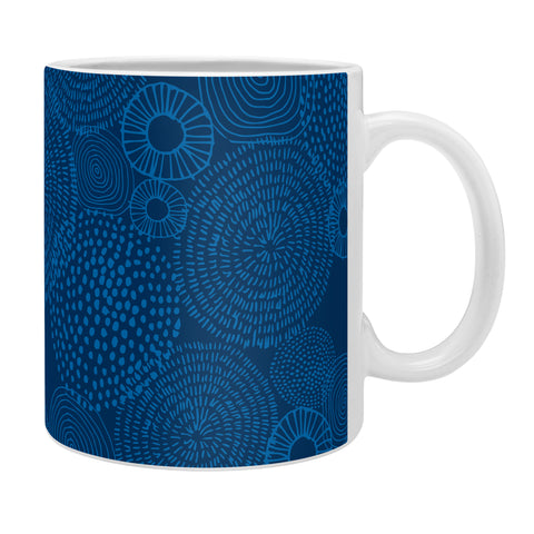 Camilla Foss Circles In Blue I Coffee Mug
