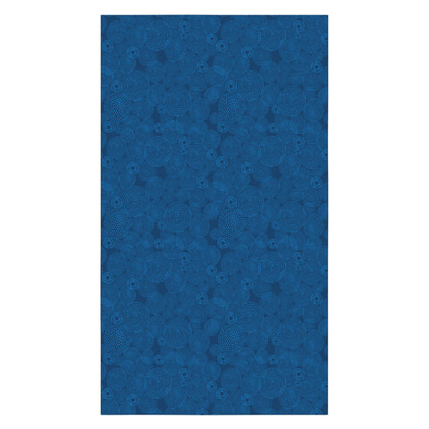 Camilla Foss Circles In Blue I Tablecloth