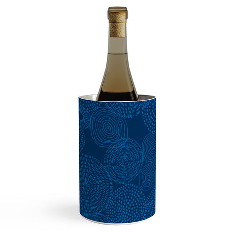 Camilla Foss Circles In Blue I Wine Chiller