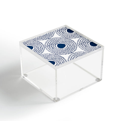 Camilla Foss Circles In Blue II Acrylic Box