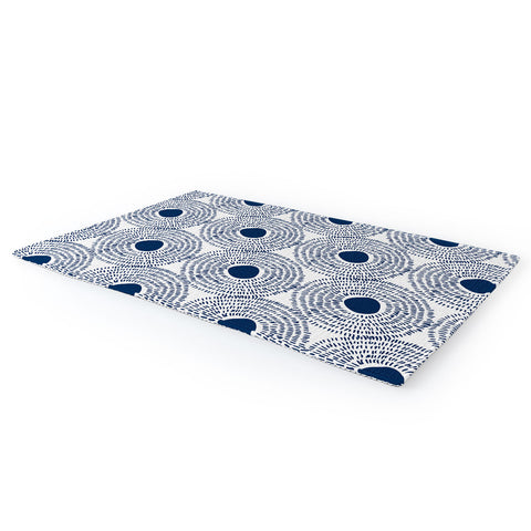 Camilla Foss Circles In Blue II Area Rug