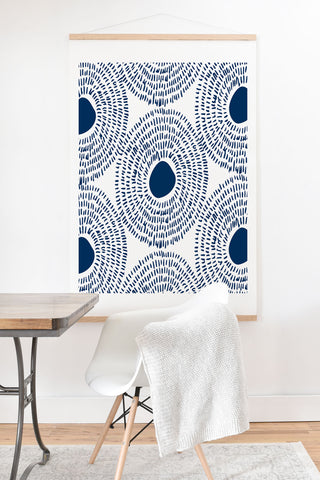 Camilla Foss Circles In Blue II Art Print And Hanger