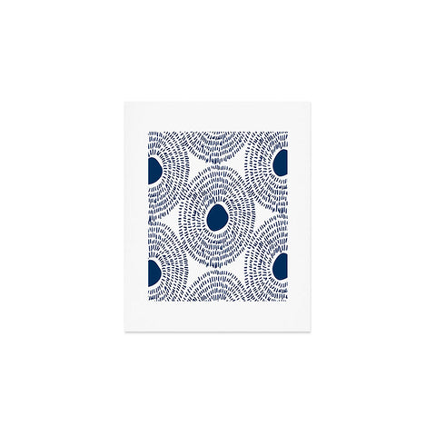 Camilla Foss Circles In Blue II Art Print