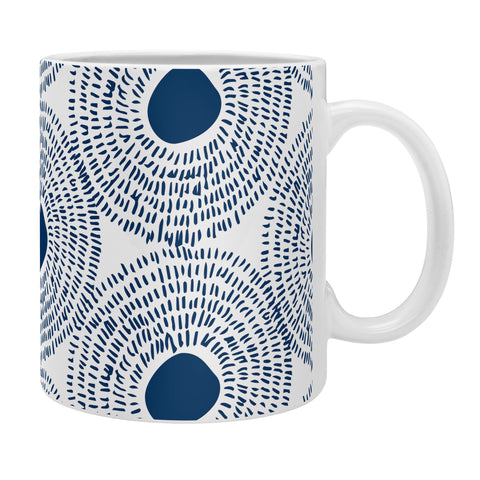 Camilla Foss Circles In Blue II Coffee Mug