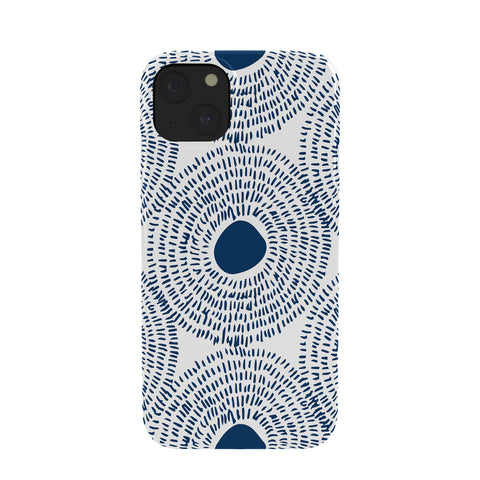 Camilla Foss Circles In Blue II Phone Case