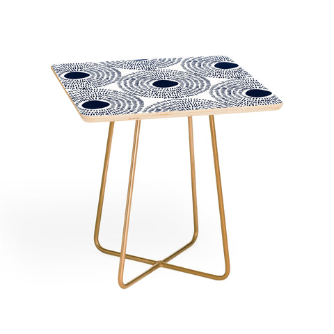 Camilla Foss Circles In Blue II Side Table