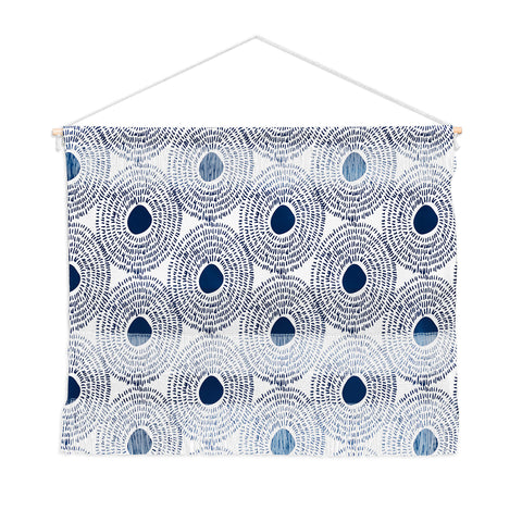 Camilla Foss Circles In Blue II Wall Hanging Landscape