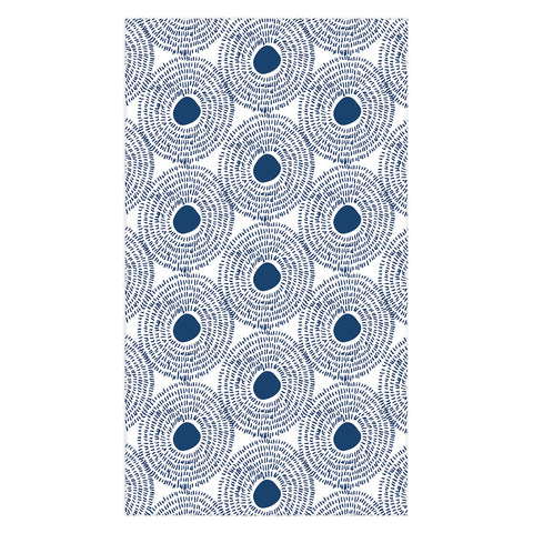 Camilla Foss Circles In Blue II Tablecloth