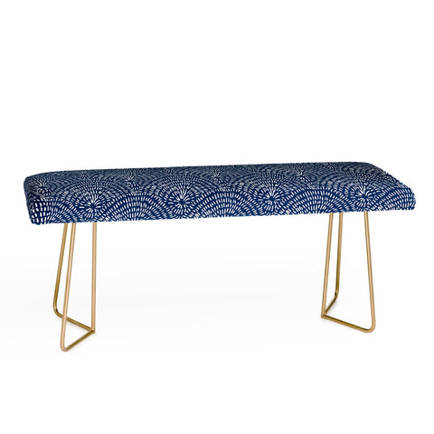 Camilla Foss Circles in Blue III Bench
