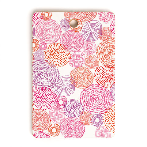 Camilla Foss Circles In Colours I Cutting Board Rectangle