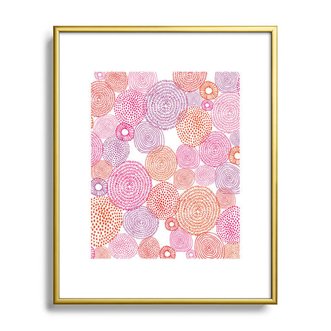 Camilla Foss Circles In Colours I Metal Framed Art Print