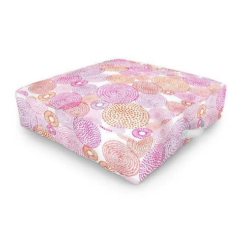 Camilla Foss Circles In Colours I Outdoor Floor Cushion