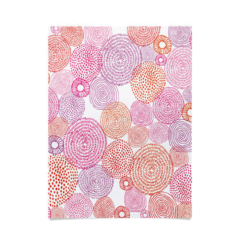 Camilla Foss Circles In Colours I Poster