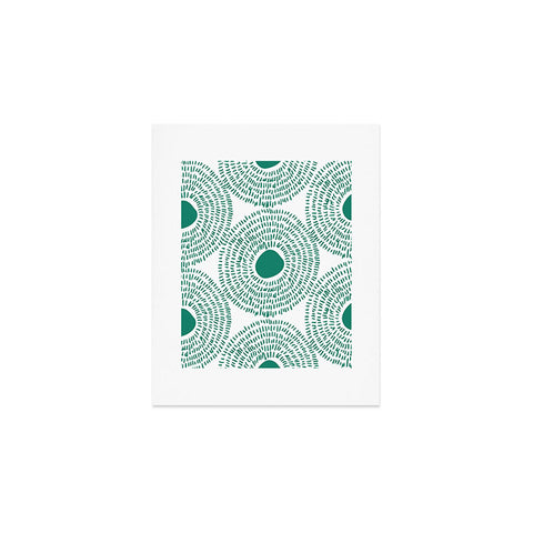 Camilla Foss Circles in Green II Art Print