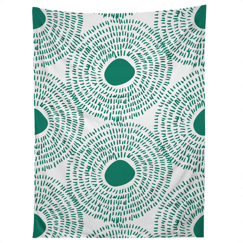 Camilla Foss Circles in Green II Tapestry