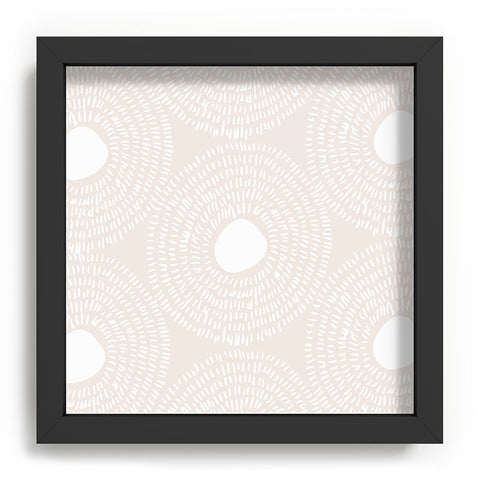 Camilla Foss Circles in Light Pink II Recessed Framing Square