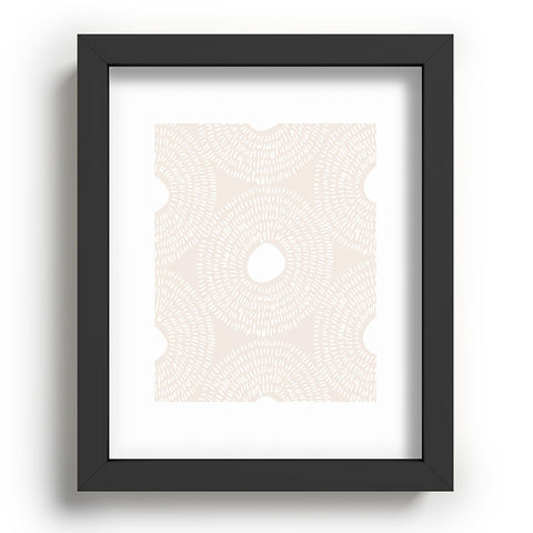 Camilla Foss Circles in Light Pink II Recessed Framing Rectangle