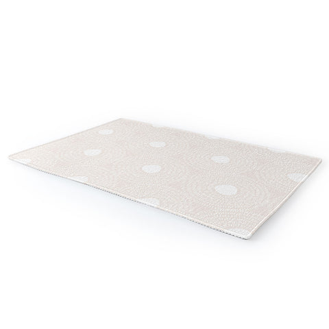 Camilla Foss Circles in Light Pink II Area Rug