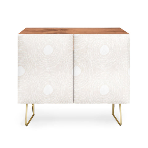 Camilla Foss Circles in Light Pink II Credenza