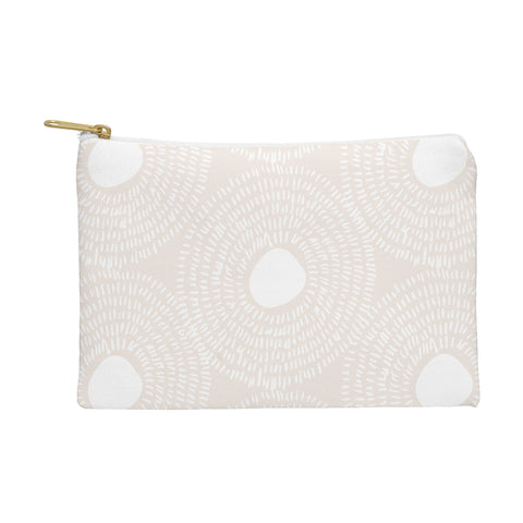 Camilla Foss Circles in Light Pink II Pouch