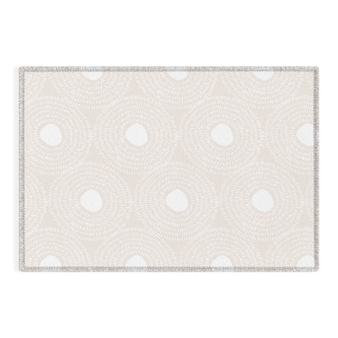 Camilla Foss Circles in Light Pink II Outdoor Rug