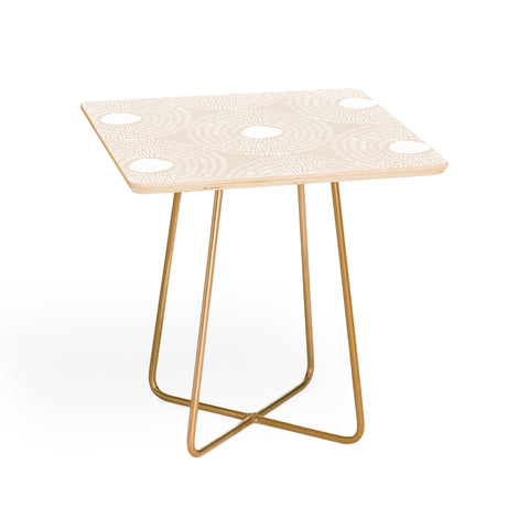 Camilla Foss Circles in Light Pink II Side Table