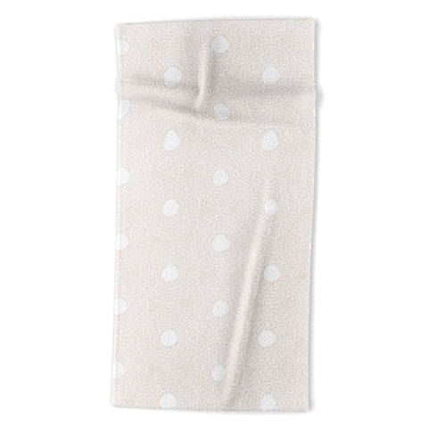 Camilla Foss Circles in Light Pink II Beach Towel