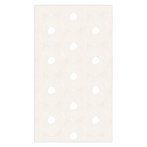 Camilla Foss Circles in Light Pink II Tablecloth