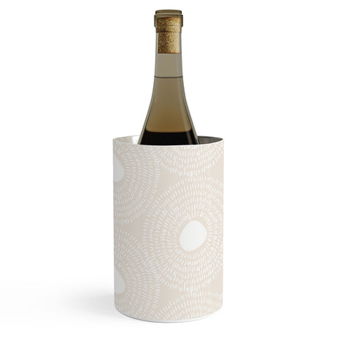 Camilla Foss Circles in Light Pink II Wine Chiller