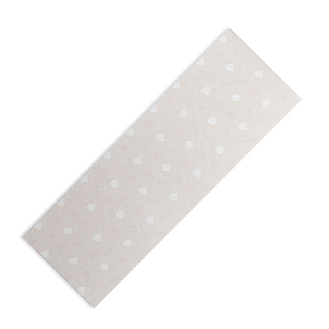 Camilla Foss Circles in Light Pink II Yoga Mat