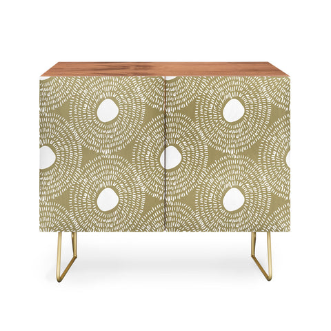 Camilla Foss Circles in Olive II Credenza