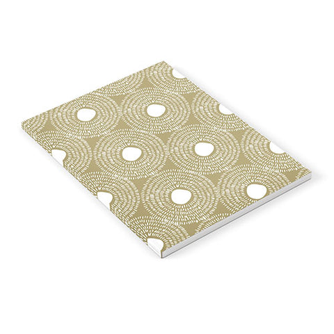 Camilla Foss Circles in Olive II Notebook